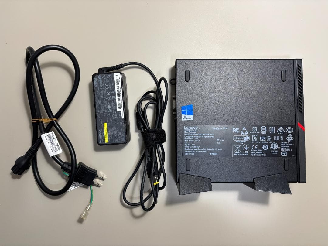 ミニPC Lenovo M700 Tiny i5-6400T 4GB SSD240GB