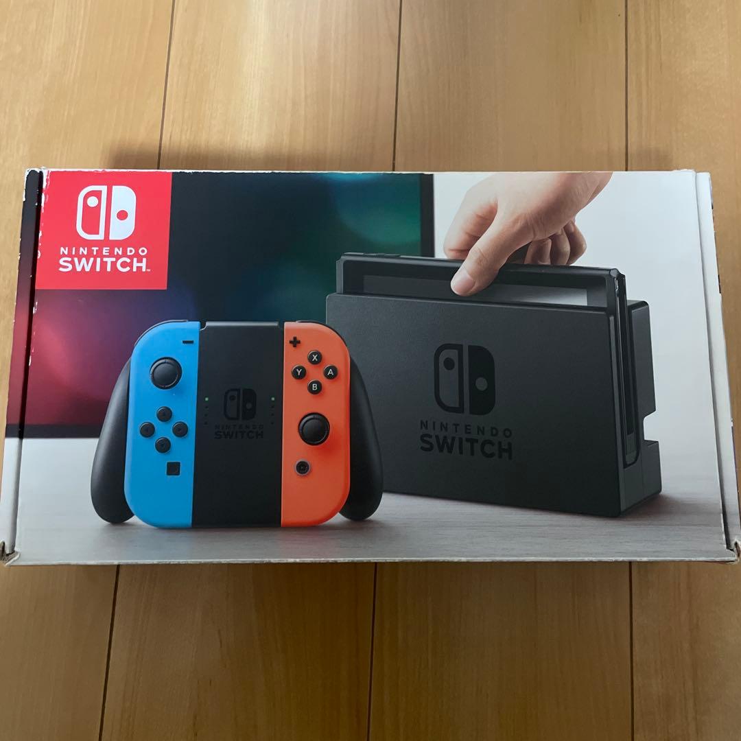 【美品】Nintendo Switch ネオンブルー/レッド本体旧モデル欠品無し