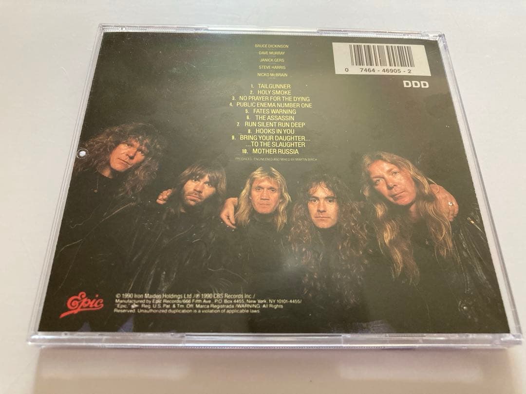 レア　Iron Maiden サイン入りCD アイアンメイデン