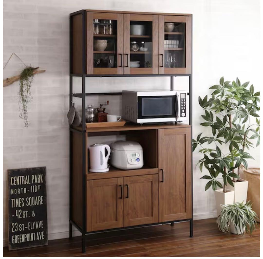 ヴィンテージ食器棚　ニトリ