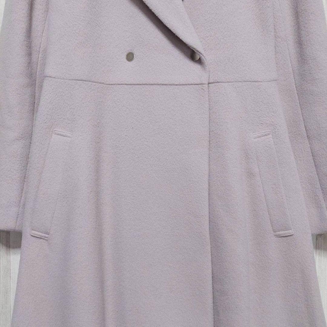 ジルバイジルスチュアート ロングコート M ピンク くすみ フォックスファー