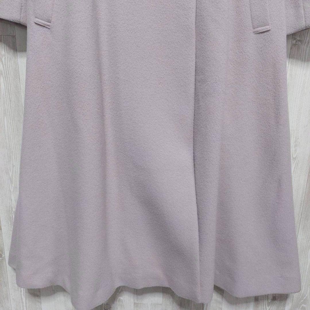 ジルバイジルスチュアート ロングコート M ピンク くすみ フォックスファー