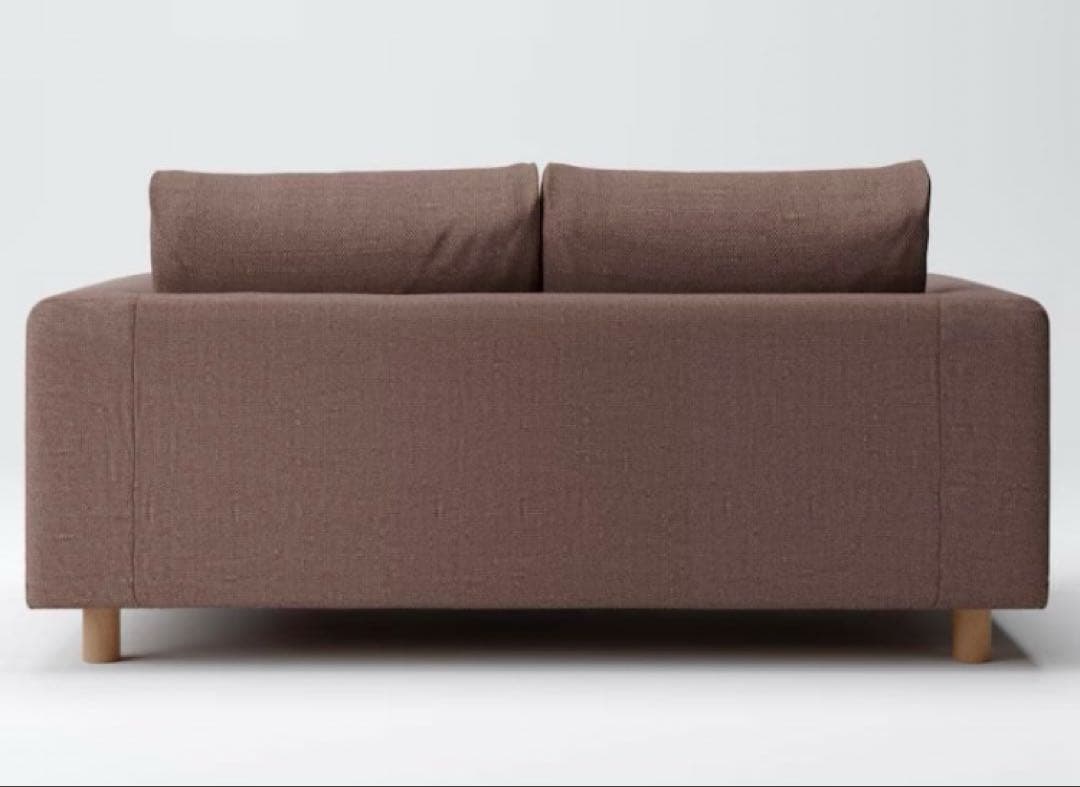 無印良品 2シーター用ソファカバー ブラウン　新品未使用未開封　２人　無印