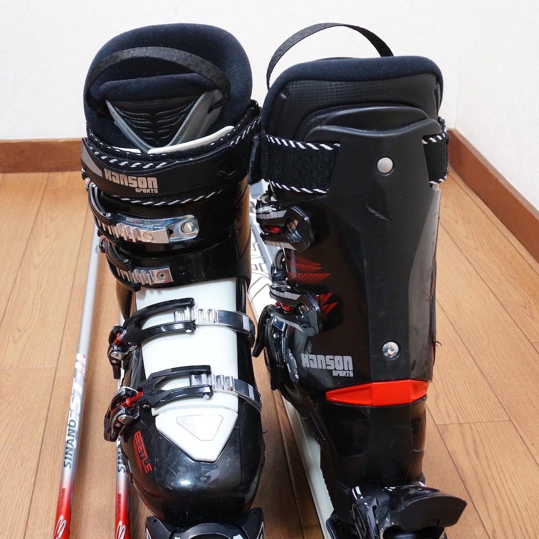 メンテ済 158cm靴27～27.5cm SALOMON スキーセット(160)