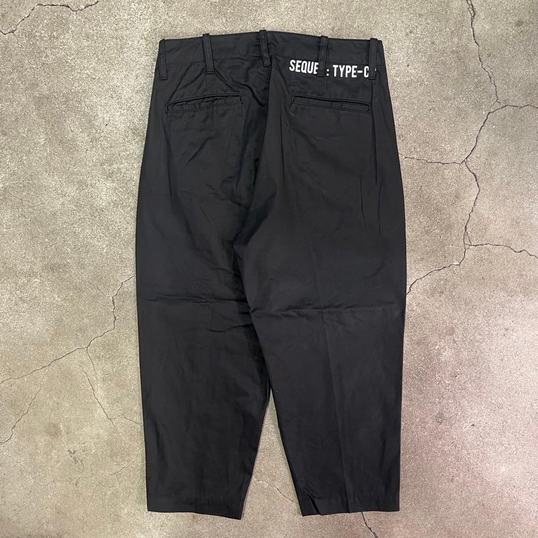 SEQUEL シークエル TYPE-CP ワークパンツ ブラック S