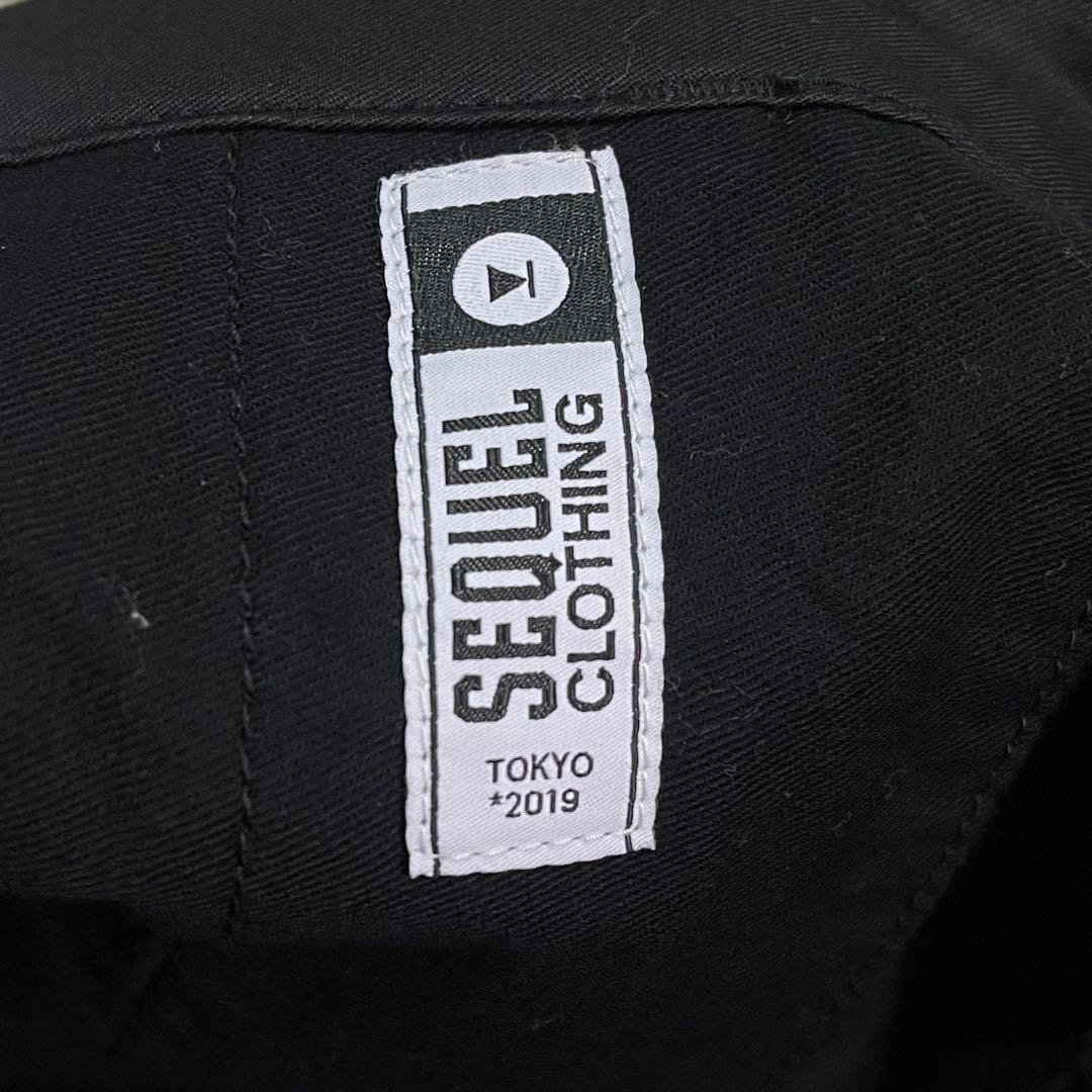 SEQUEL シークエル TYPE-CP ワークパンツ ブラック S