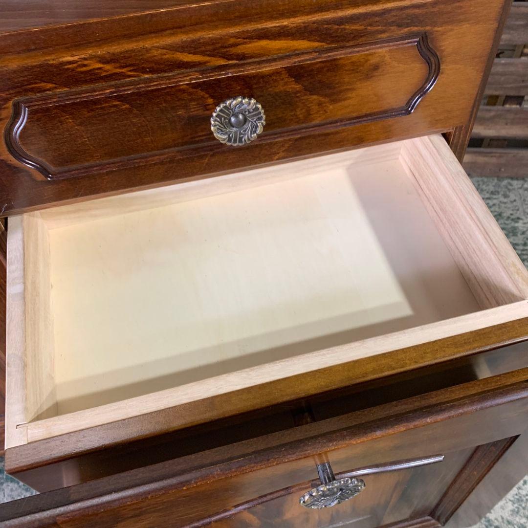 I651 現状品 Karimoku カリモク コロニアル 電話台 サイドチェスト