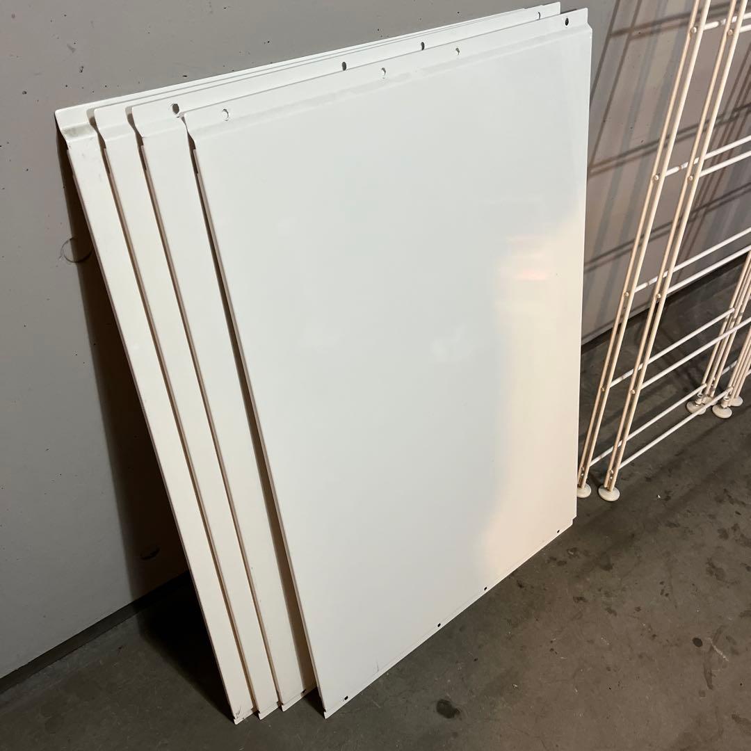 enfo★無印スチールユニットシェルフ・ワードローブ２セットバックパネル付