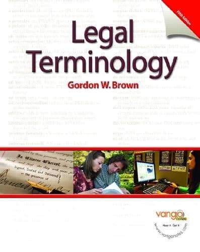 【新品】【未使用】Legal Terminology-GordonW.Brown