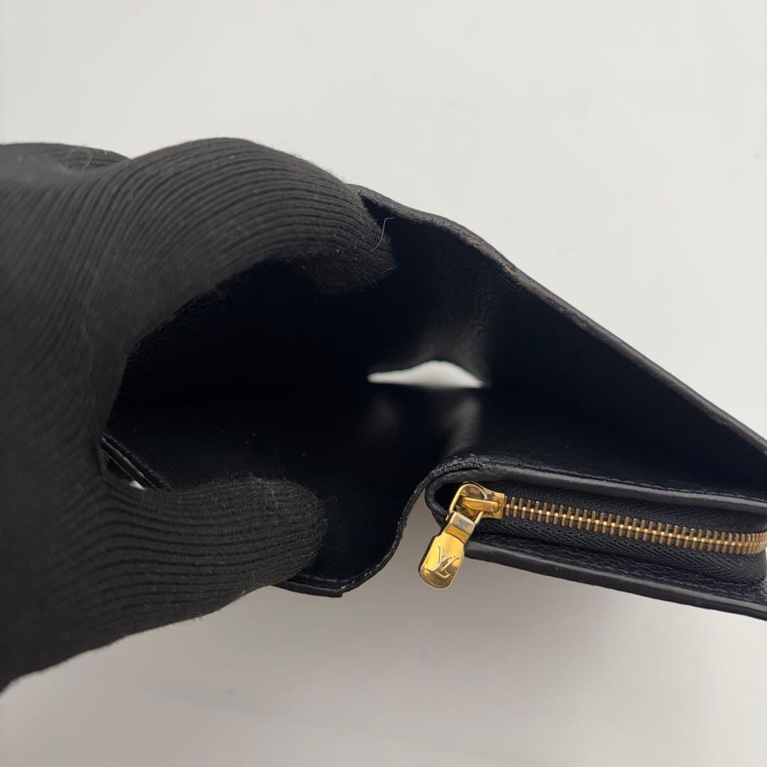 IC搭載　ヴィトン　ポルトフォイユ　クレア　アンプラント　ブラック