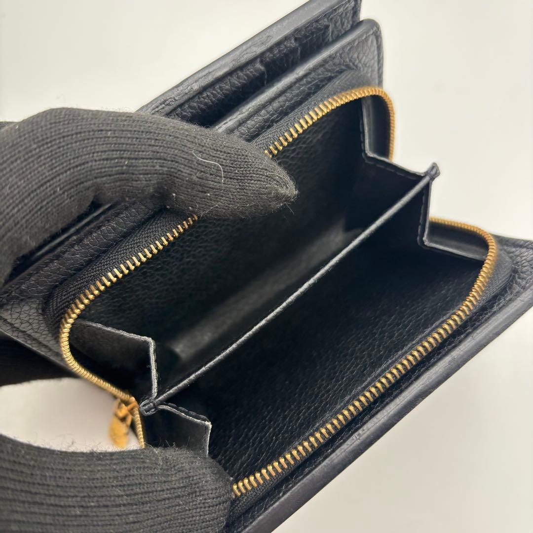 IC搭載　ヴィトン　ポルトフォイユ　クレア　アンプラント　ブラック