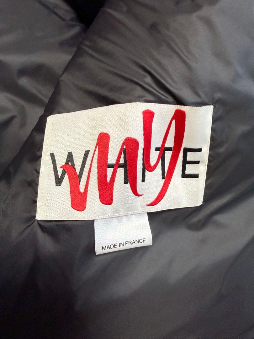 ドゥーズィエムクラス 別注 MY WHITE ダウンベスト　黒