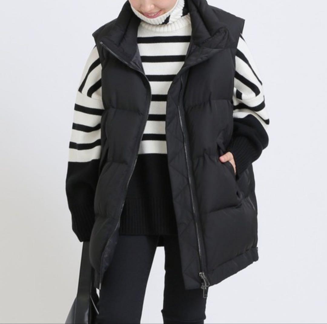 ドゥーズィエムクラス 別注 MY WHITE ダウンベスト　黒