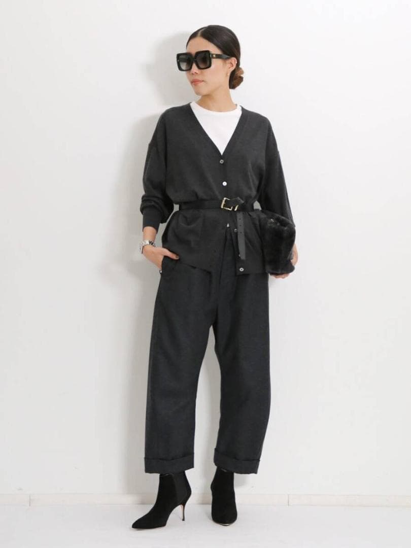 アパルトモン ドゥーズィエムクラス 24AW フランネルカーヴィーパンツ