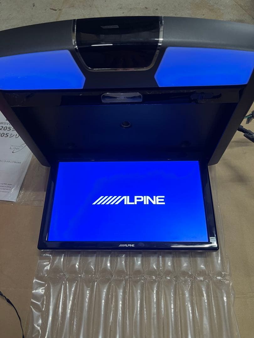 アルパイン　TMX-RM3205 フリップダウンモニター　ナビ　ドラレコ