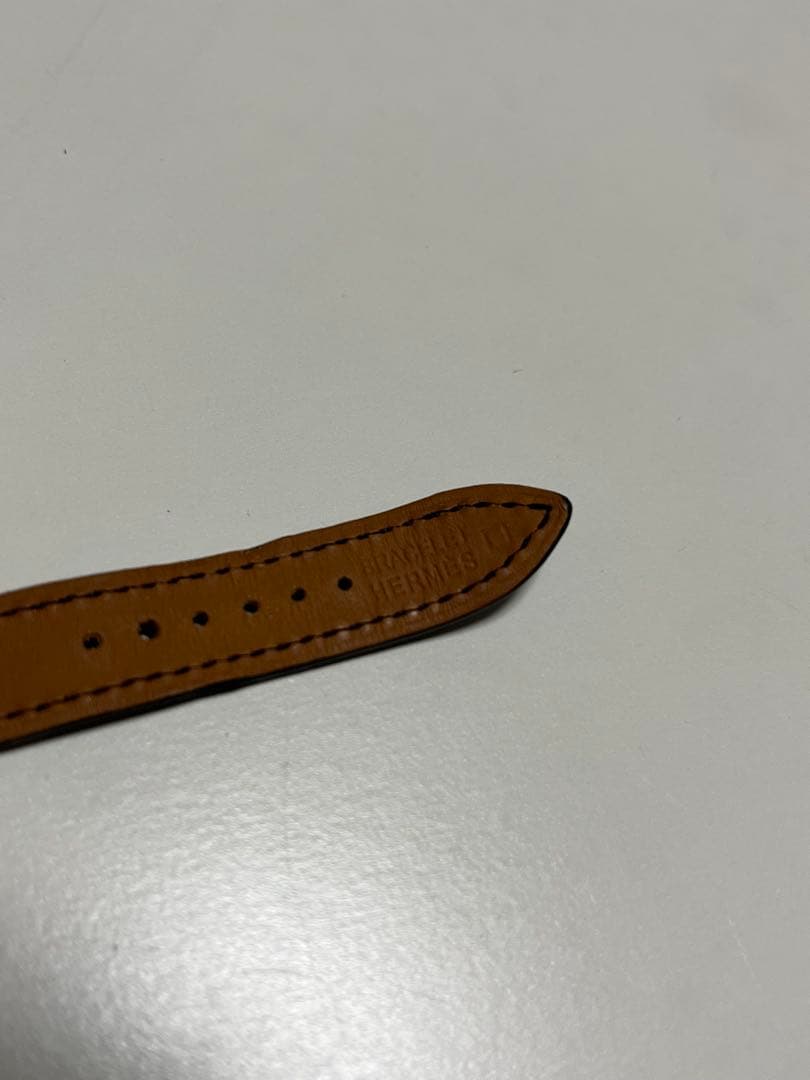 未使用　HERMES 時計　H ウォッチ　ベルト　ブラック