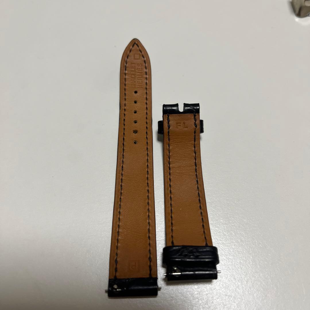 未使用　HERMES 時計　H ウォッチ　ベルト　ブラック