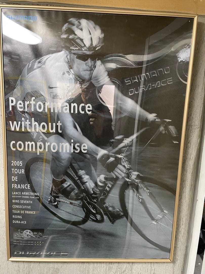 カフェや店舗に ツールドフランス　b2 シマノ trek NIKE ランス