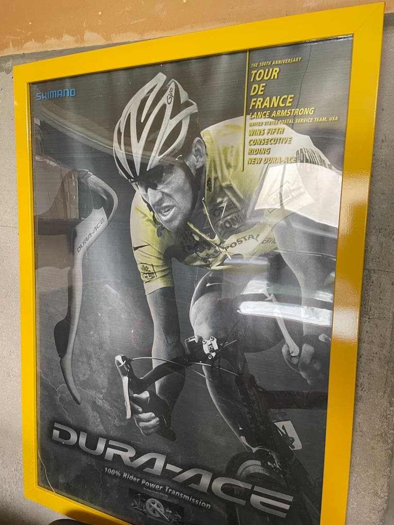 カフェや店舗に ツールドフランス　b2 シマノ trek NIKE ランス