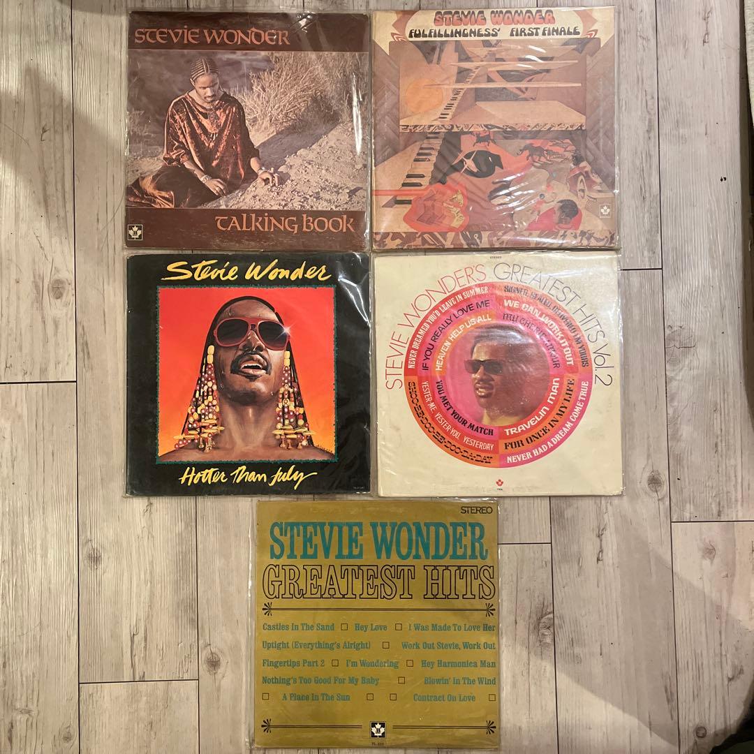 Stevie Wonder レコード5枚セット