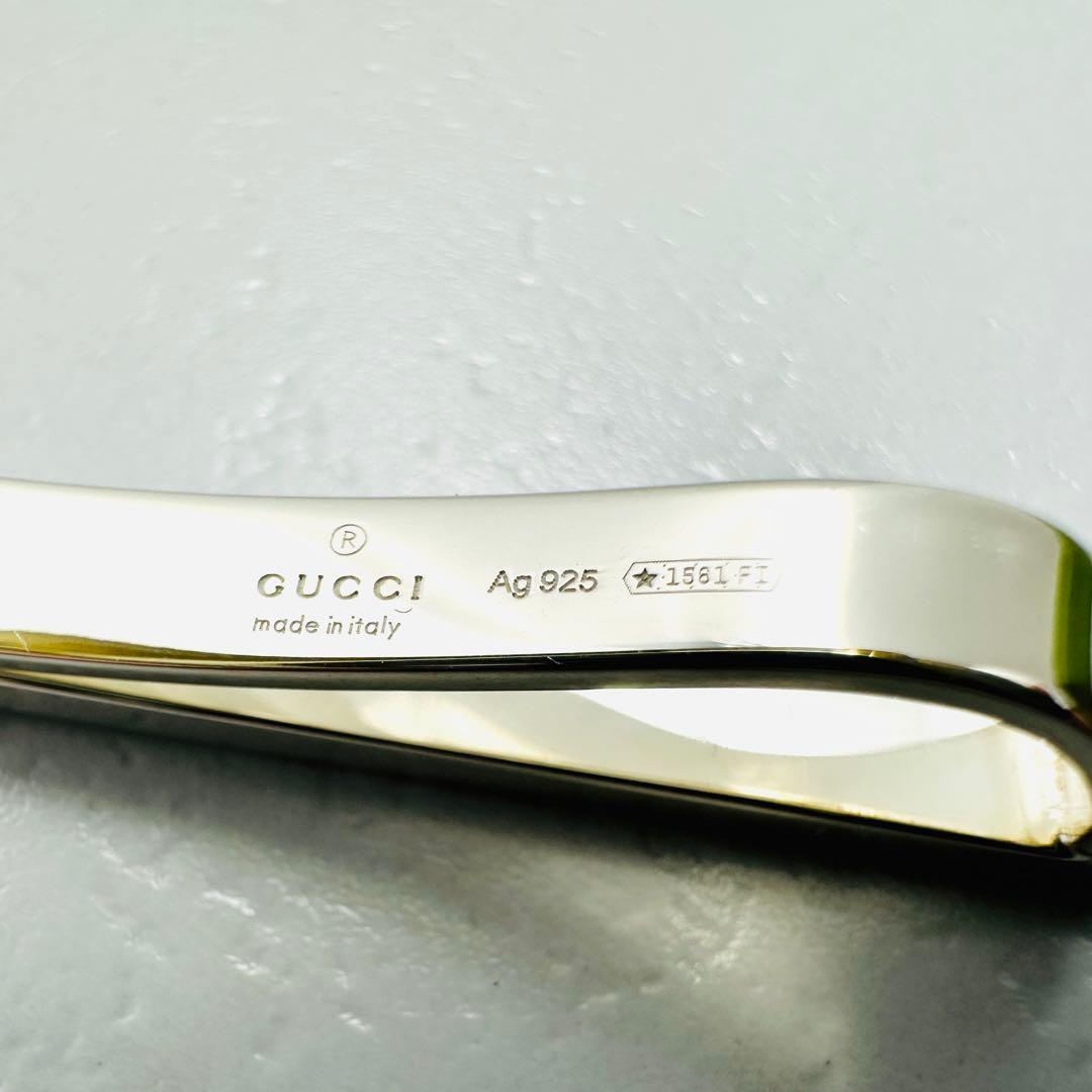 GUCCI　グッチ　インターロッキング　GG　シルバー　ネクタイピン　Ag925