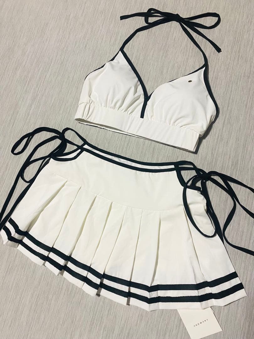 即日発送❣️Andmary Coco pleats swimwear White