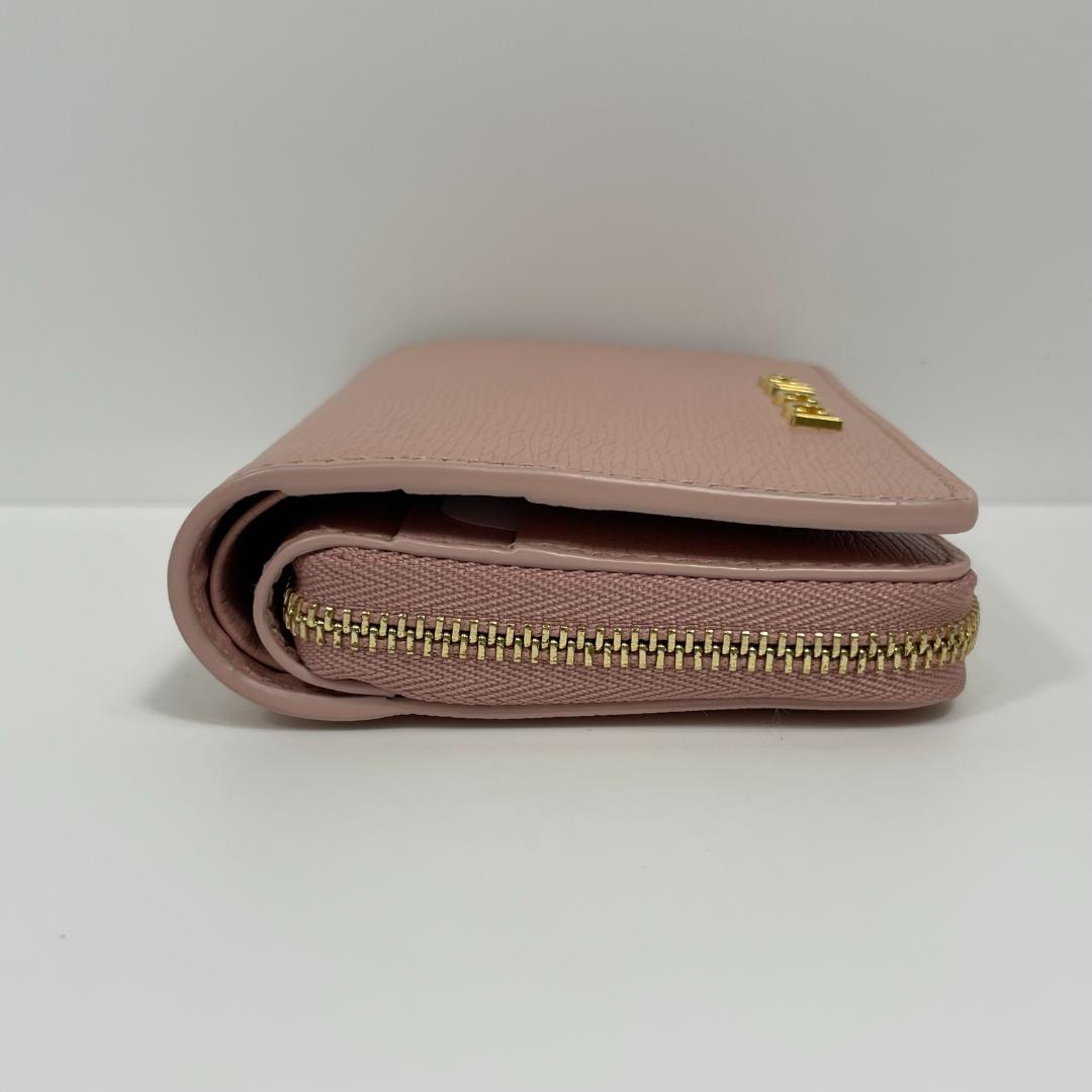 グッチ 772639 ミニウォレット 二つ折り財布 ピンク MBZ087