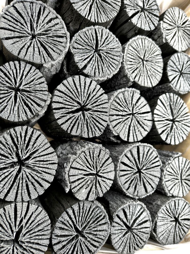 小芭瑠【愛媛産】クヌギ炉用胴炭 皮剥がれ×2箱