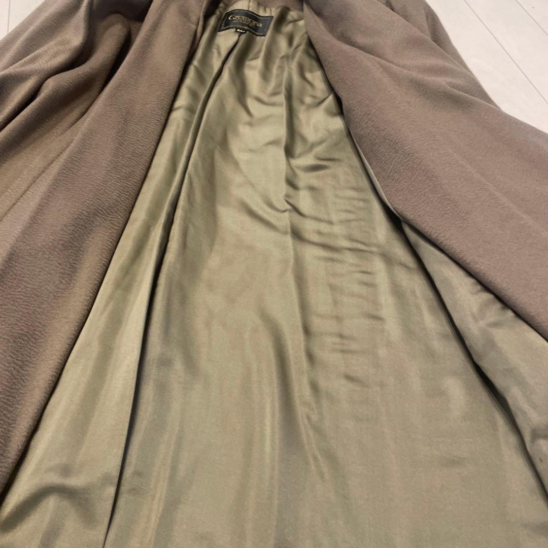❤️極美品✨【Cremona】カシミヤ100%ロングコート オリーブ　サイズ9