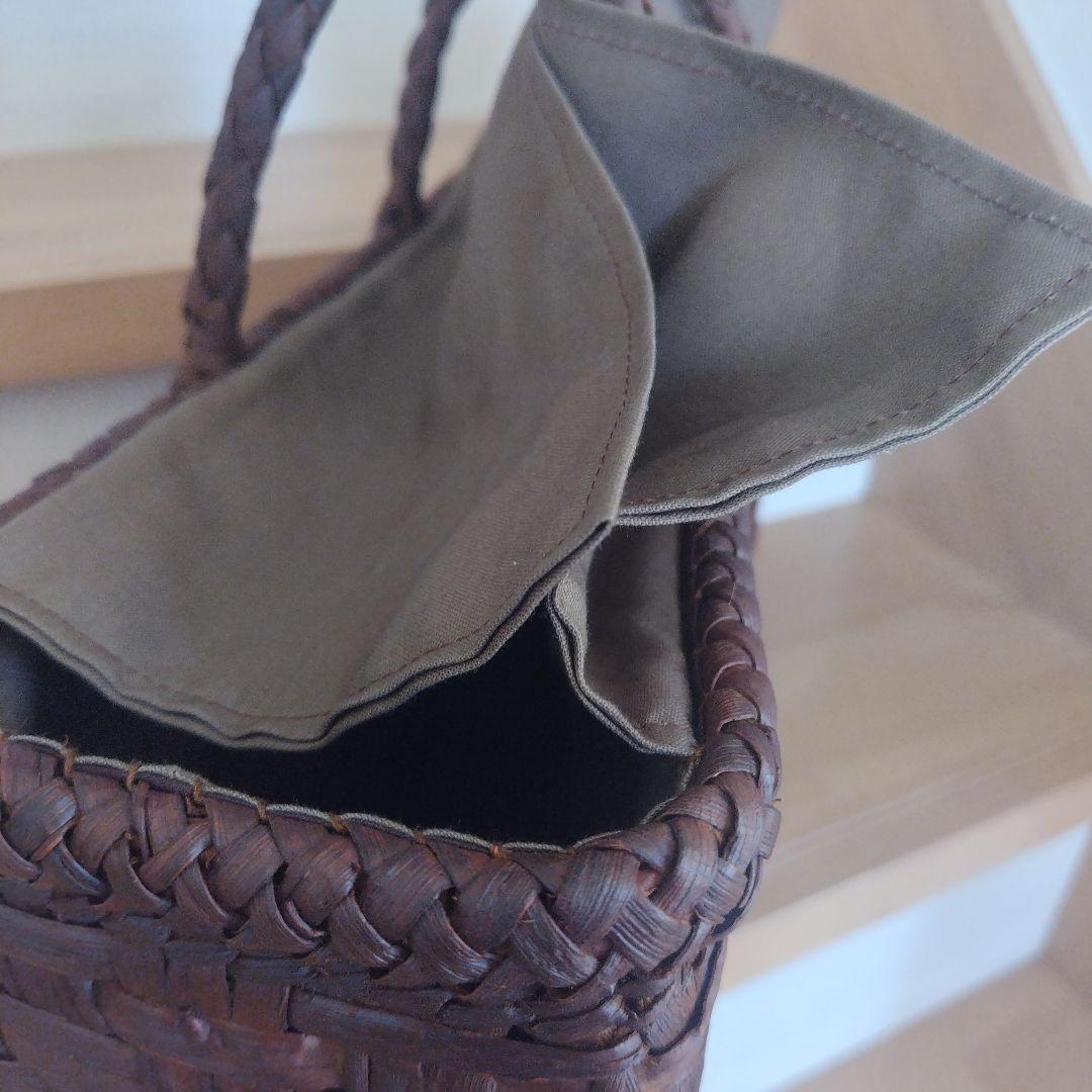 国産　山葡萄かごバッグ