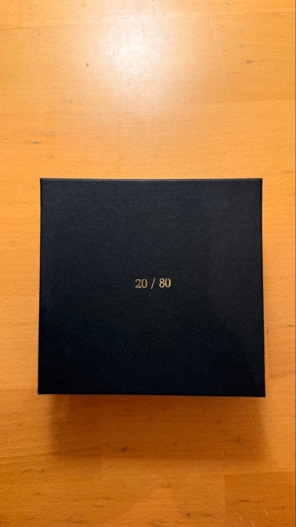 『美品』20/80 財布 マネークリップ　ブラック　レザー