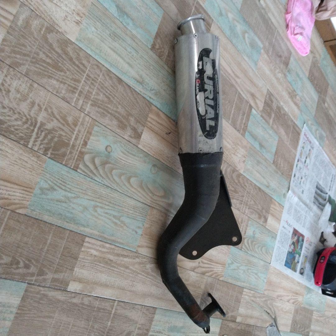 埼*る様 BURIAL ステンレス マフラー 曲がり型