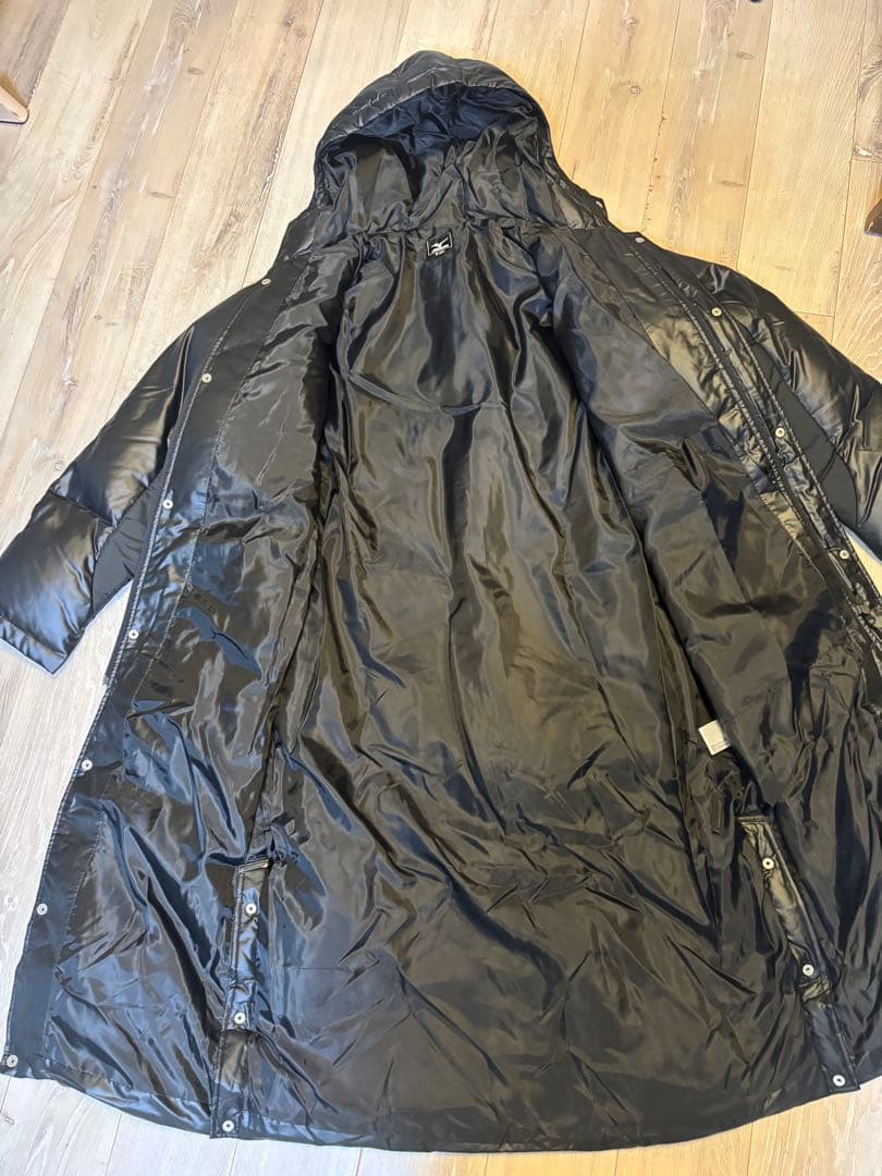 MIZUNO ベンチコート ミズノ ダウンコート ロング ブラック 黒 XL