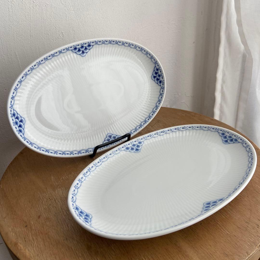 ロイヤルコペンハーゲン プリンセス オーバルディッシュ 23