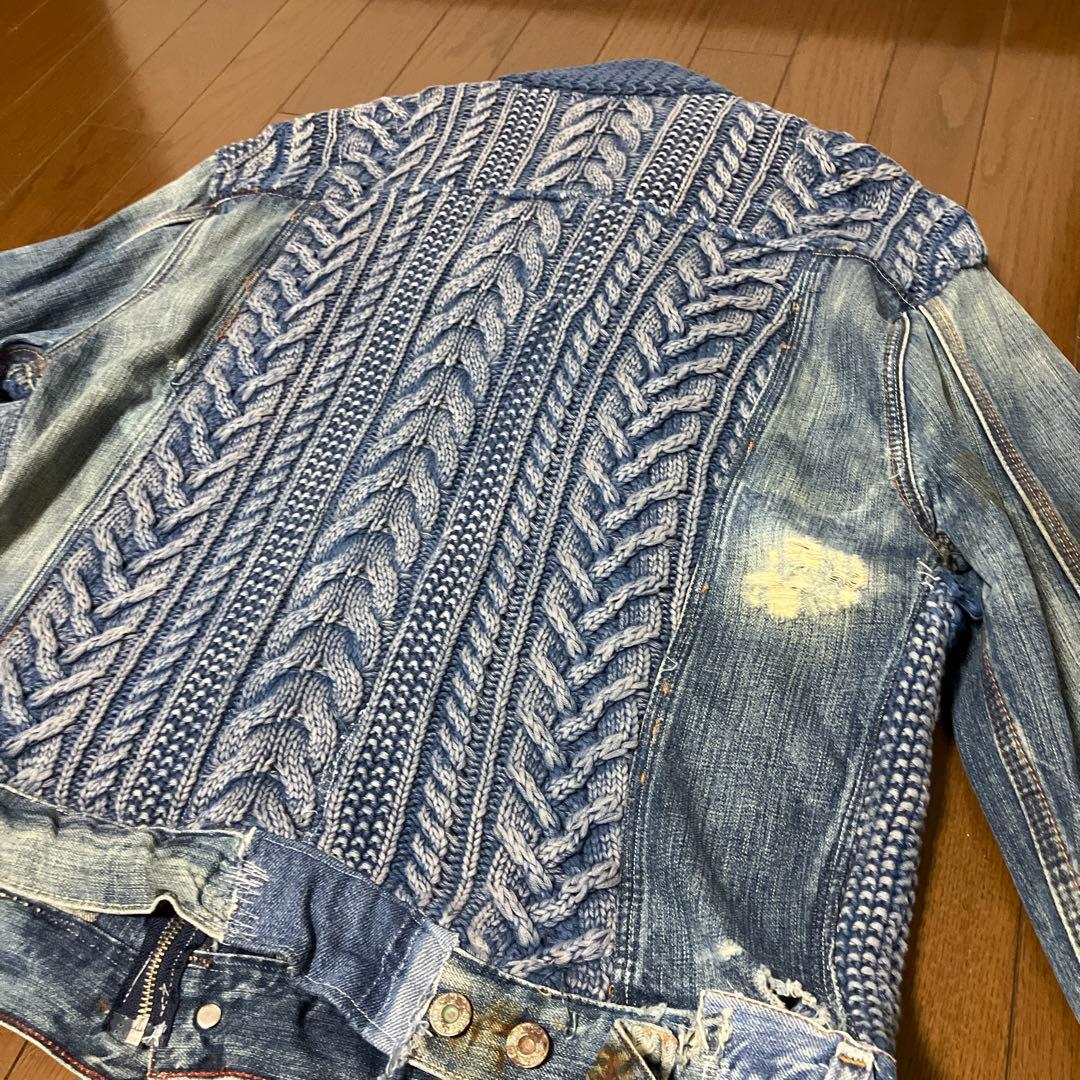 U*S様 ★希少★再構築デニムJKT ラルフローレン2nd 　リメイクデニム　R