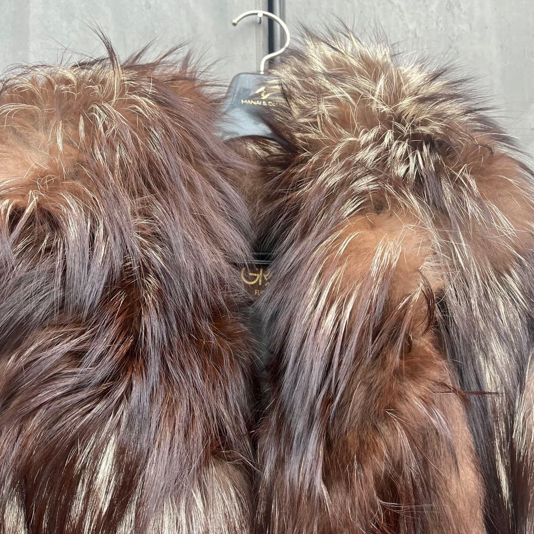 GRACE グレース ファーコート ロングコート 毛皮 ブラウン系 高級感