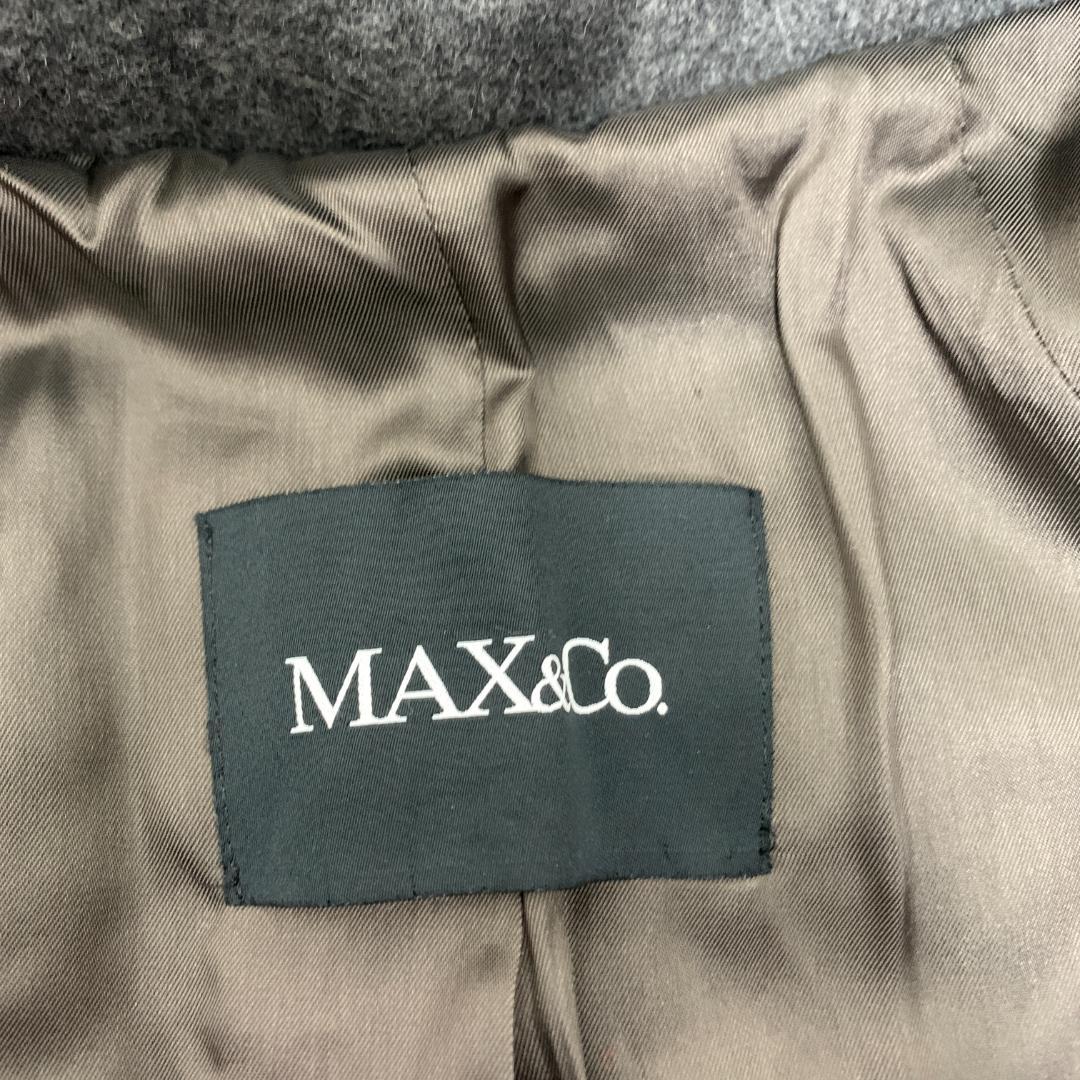 LA9416 マックスアンドコー ドルマンスリーブコート グレー ウール 38