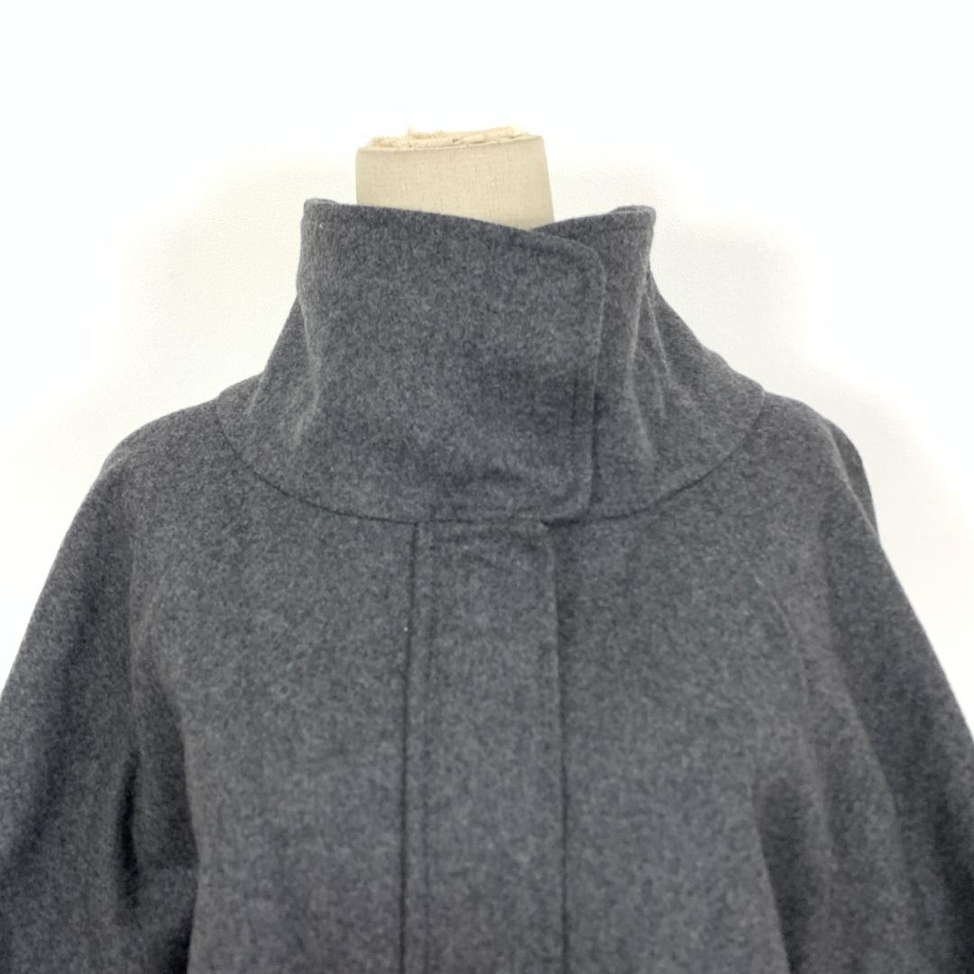 LA9416 マックスアンドコー ドルマンスリーブコート グレー ウール 38