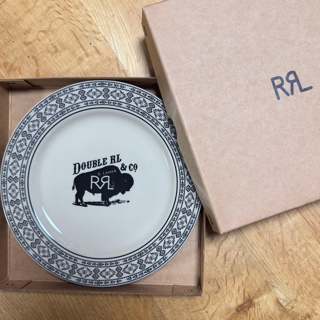 巻太郎です！新品 ダブルアールエル RRL バッファロー柄 プレート 皿