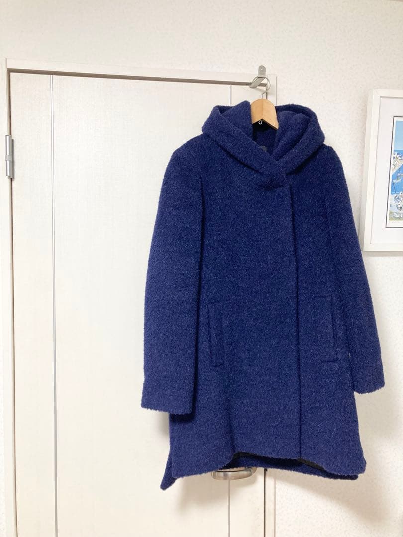 LENER レネール ロングコート バージンウール アルパカ混　M