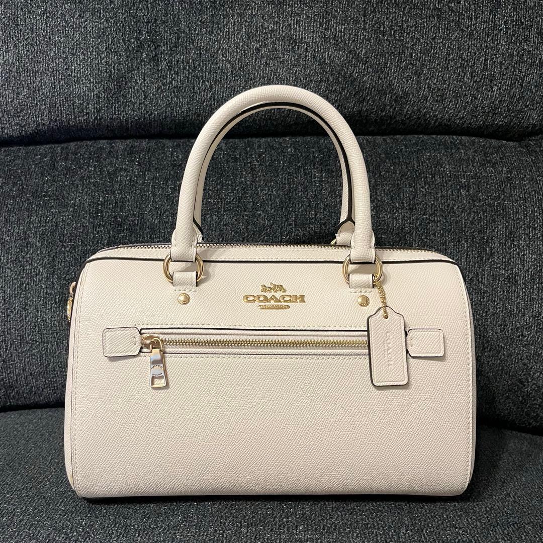 coach コーチ ミニ ローアン ショルダーバッグ 2way ホワイト