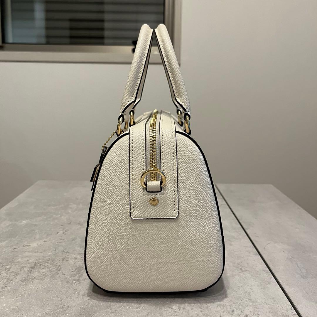 coach コーチ ミニ ローアン ショルダーバッグ 2way ホワイト