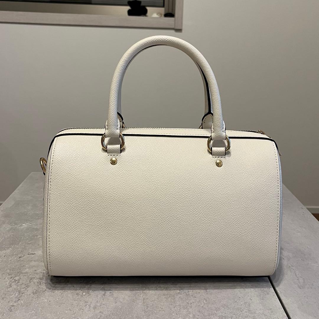 coach コーチ ミニ ローアン ショルダーバッグ 2way ホワイト