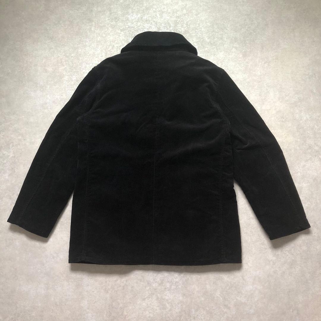 極上黒 復刻US NAVY型コーデュロイ Pコート ピーコート太畝