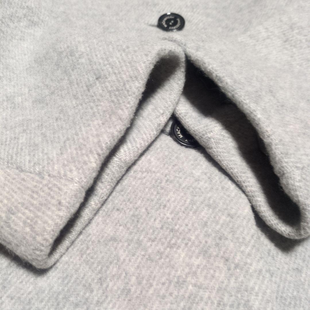 マッキントッシュ フィロソフィー　ウールステンカラーコート　グレー　サイズ38