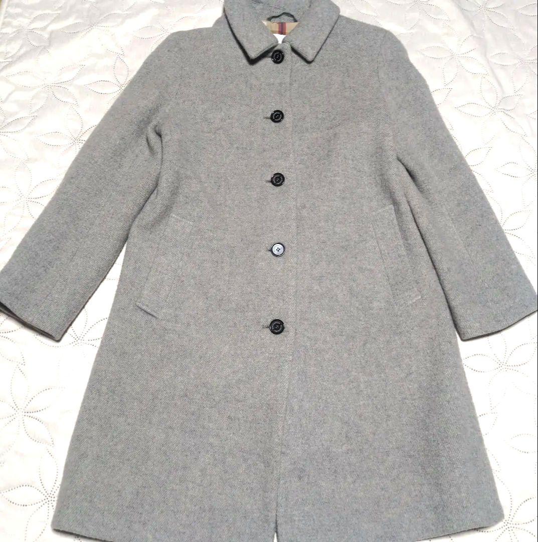 マッキントッシュ フィロソフィー　ウールステンカラーコート　グレー　サイズ38