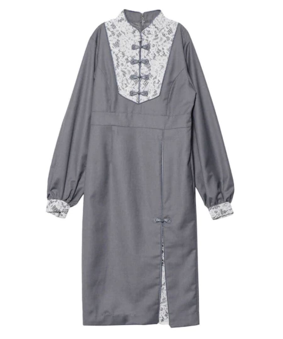 美品 PAMEO POSE Shenfa Longsleeve Dress M