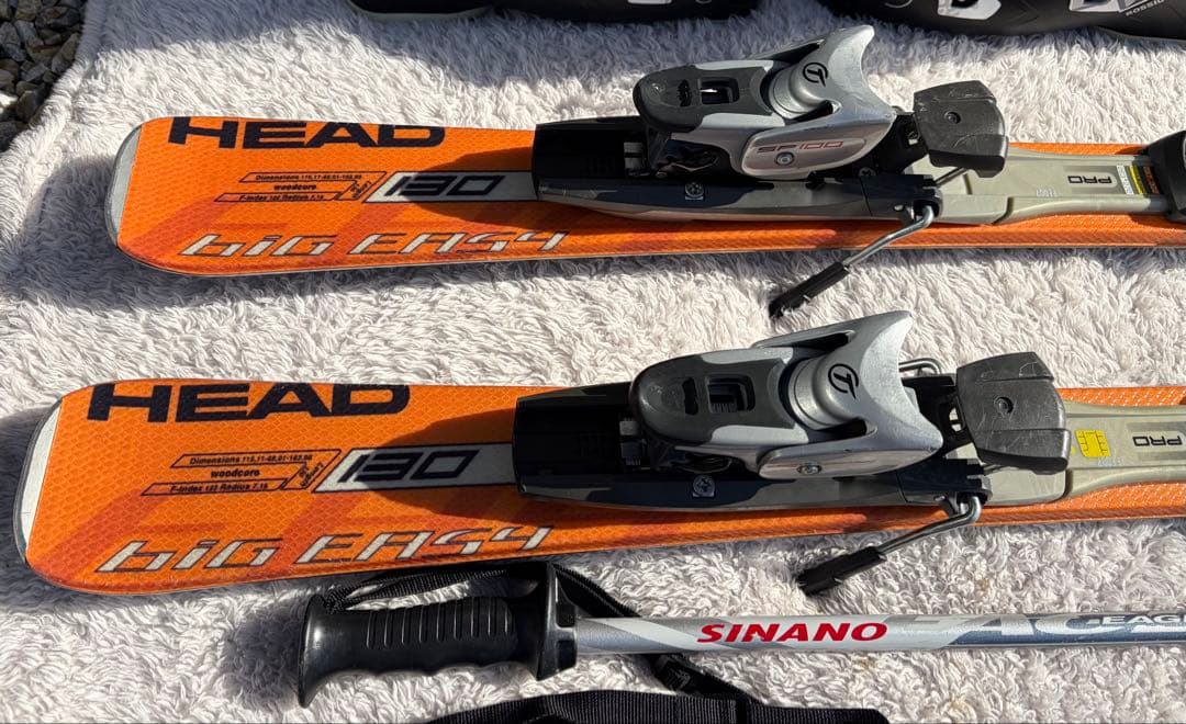 HEAD big easy スキーセット 130cm