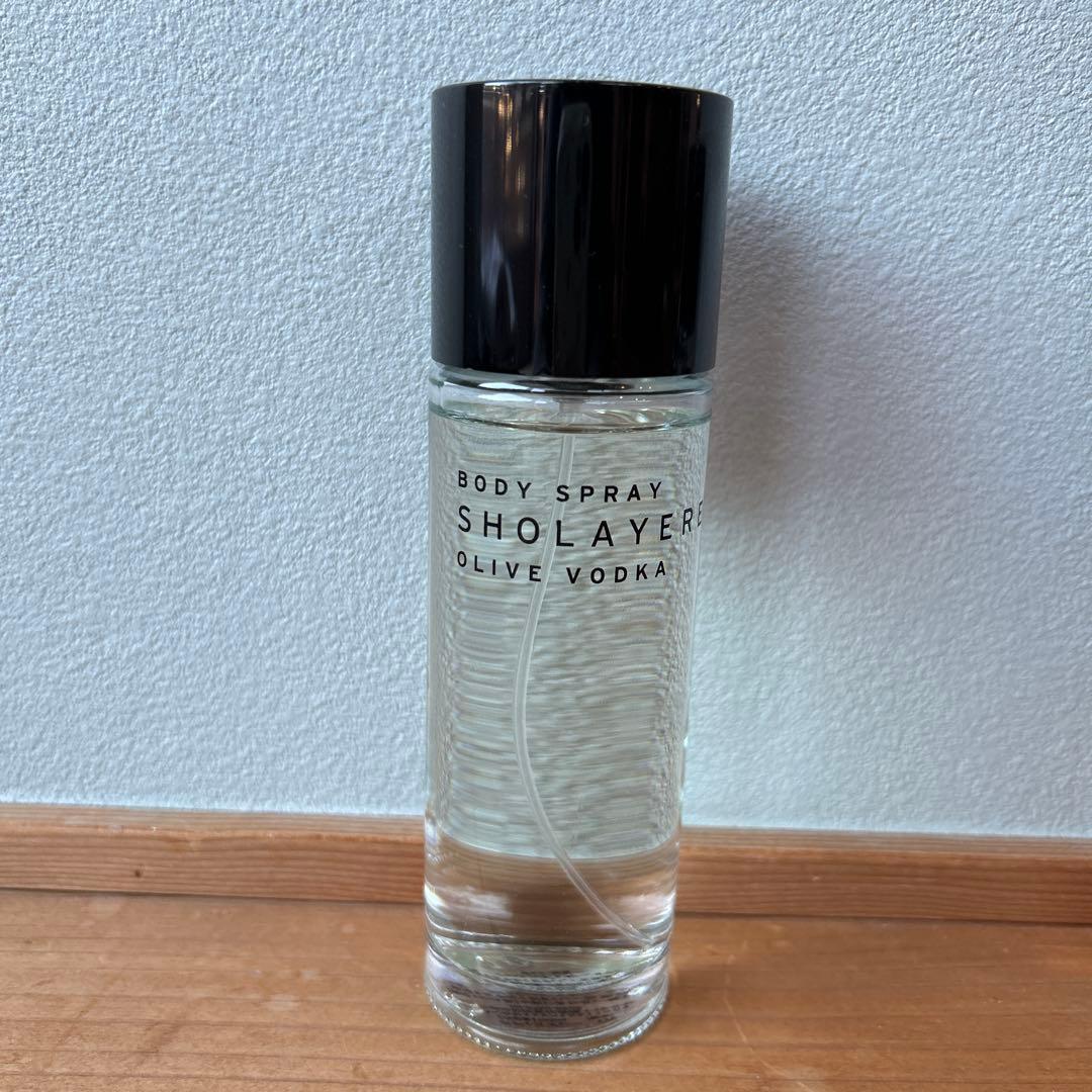 SHOLAYERED ボディスプレー オリーブ・ウォッカ & シャンパン