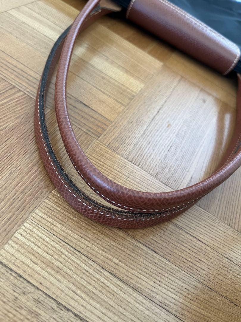 ロンシャン　ルプリアージュ　ショルダーバッグL ブラック